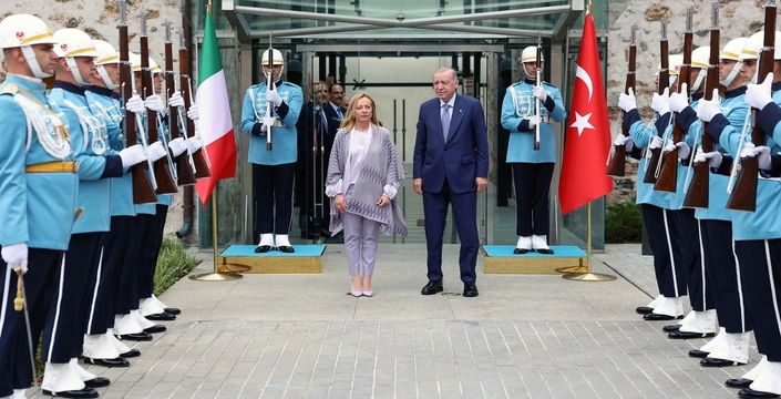 Cumhurbaşkanı İtalya Ve Libya Başbakanlarını Kabul Etti