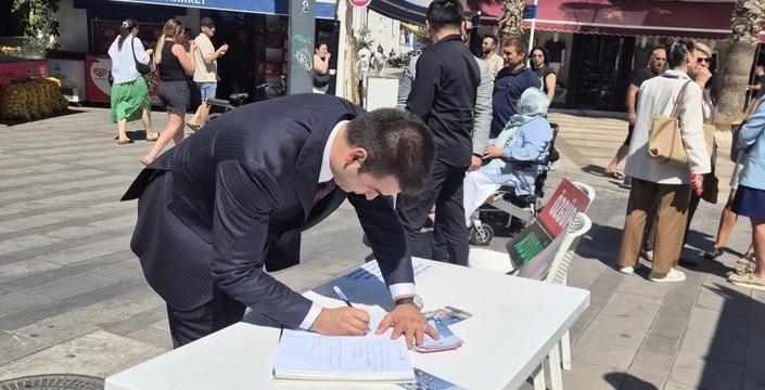 Bodrum Belediye Başkanı Mandalinci Değer-Der Nöbet Çadırını Ziyaret Etti