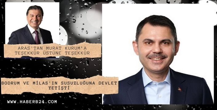Bodrum'un Susuzluğuna Devlet El Attı