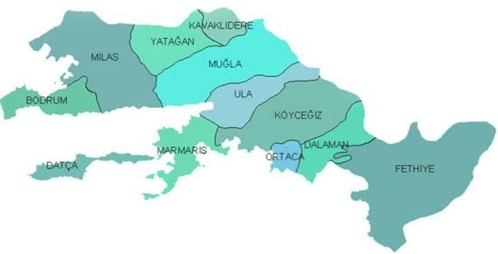 Muğla'da Beş İlçe Karardan Faydalandı