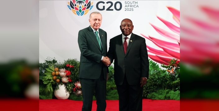 Cumhurbaşkanı Johannesburg'da